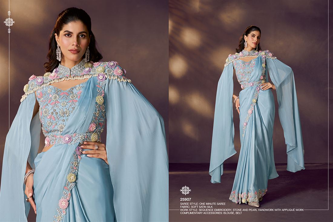 CELESTE READY TO WEAR DESIGNER SAREE 