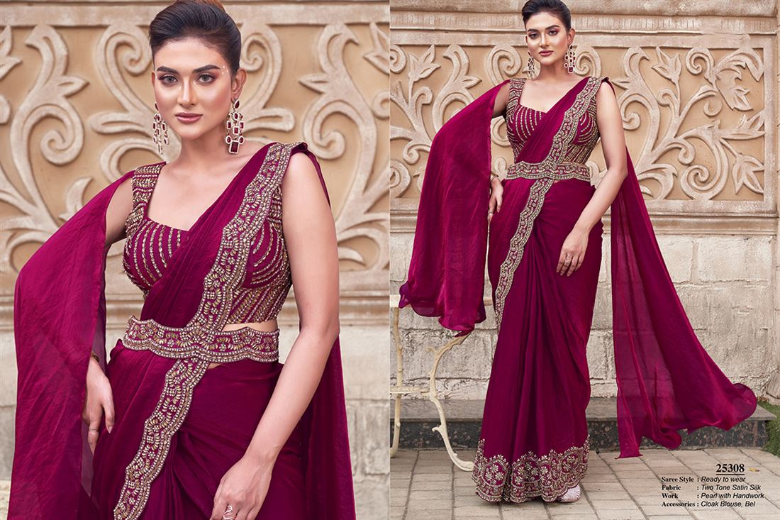 LUNA READY TO WEAR DESIGNER SAREE 