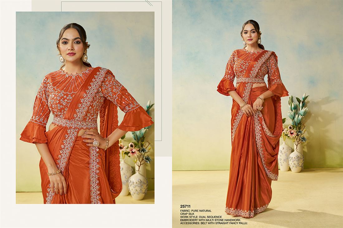 ODYSSEY READY TO WEAR DESIGNER SAREE 