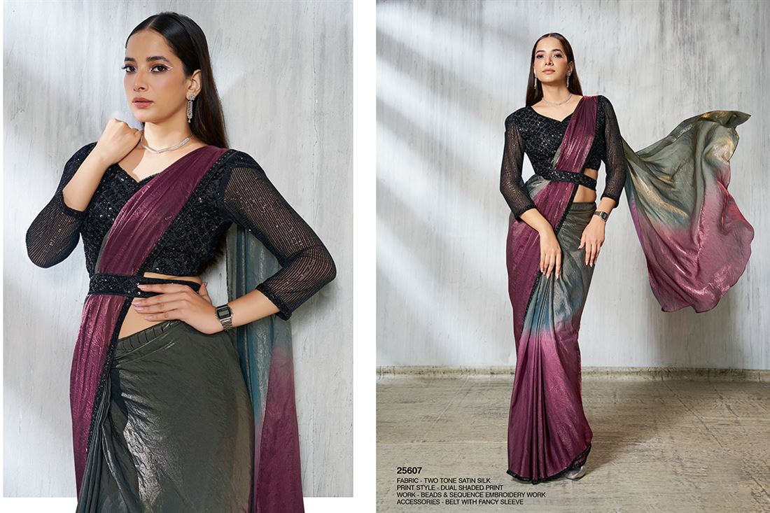 SOIREE READY TO WEAR DESIGNER SAREE 